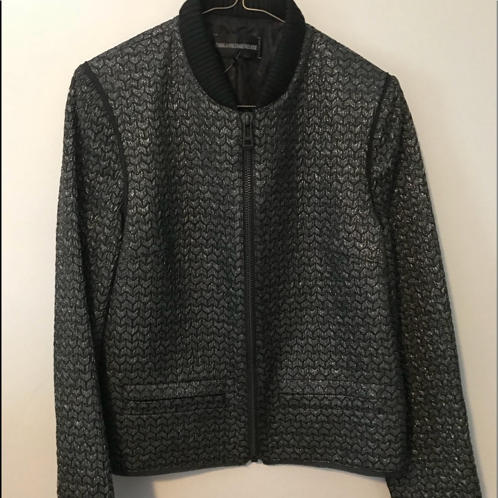 NWT $660 Zadig & Voltaire Deluxe  jacket size FR38